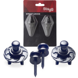 Stagg SSL1-BK SA Strap Locks Black