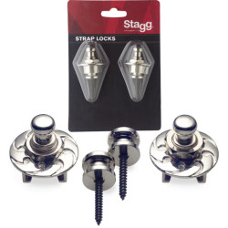 Stagg SSL1-CR Strap Locks Chrome
