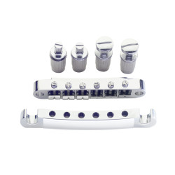 Stagg SP-BRLP Puente Electrica Tune-O-Matic LP Chrome