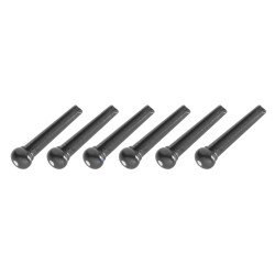 Stagg Pins for Electric Guitar Bridge Black