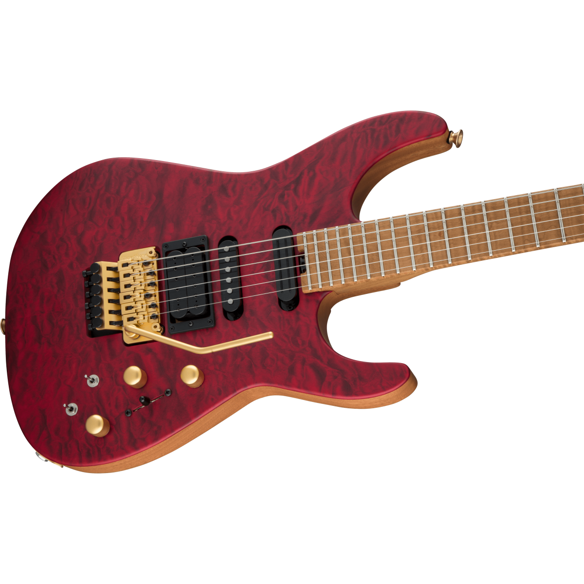 Jackson USA Signature PC1 Phil Collen - Transparent Red