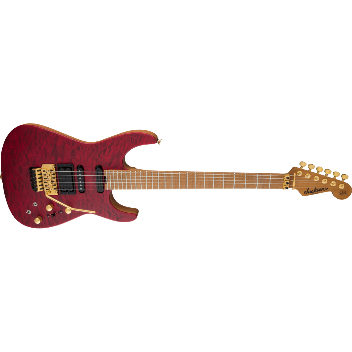 Jackson USA Signature PC1 Phil Collen - Transparent Red
