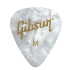 Gibson Pack of 12 Pearly White Medium Picks