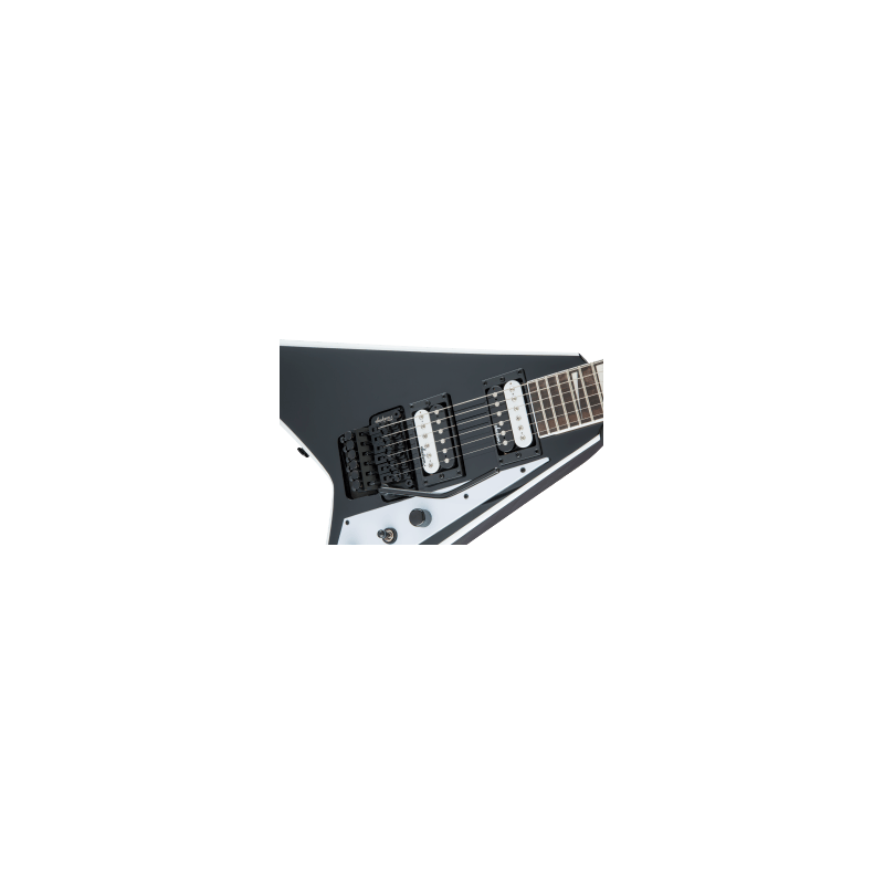 Jackson JS32 Rhoads Black with White Bevels
