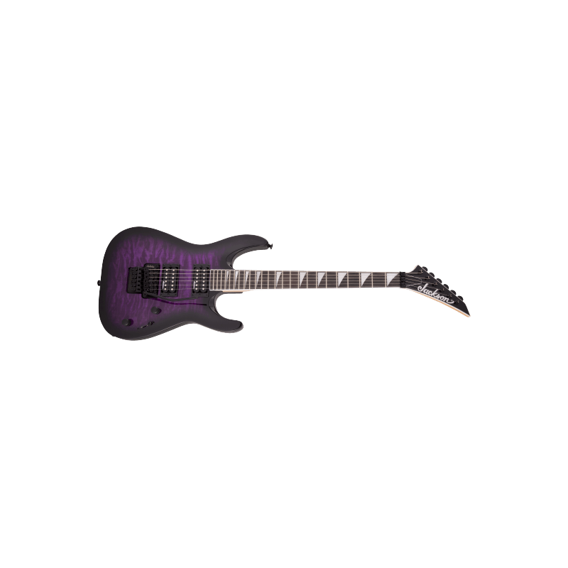 Jackson JS32Q Dinky Transparent Purple Burst
