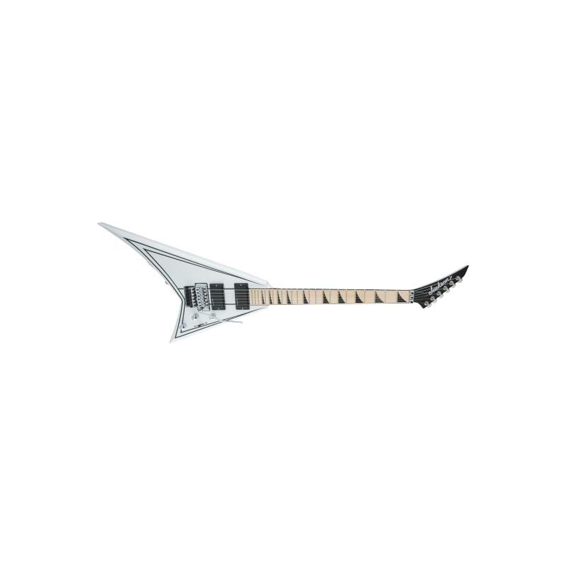 Jackson X Rhoads RRX24M Snow White with Black Pinstripes