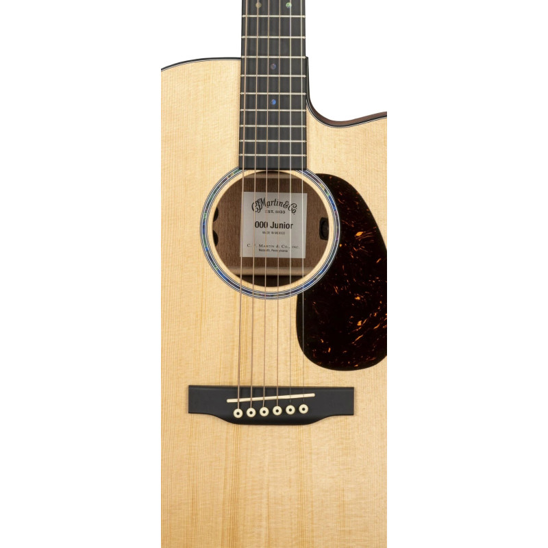 Martin 000 Junior Cutaway Spruce Natural