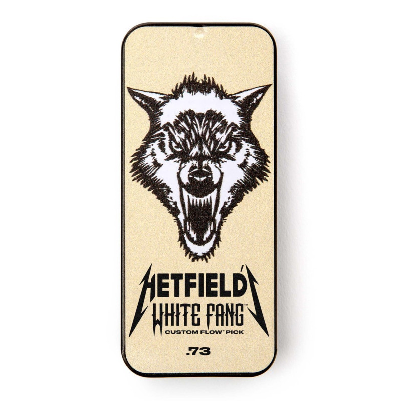 Dunlop White Fang James Hetfield 0.73 6-Pack Picks