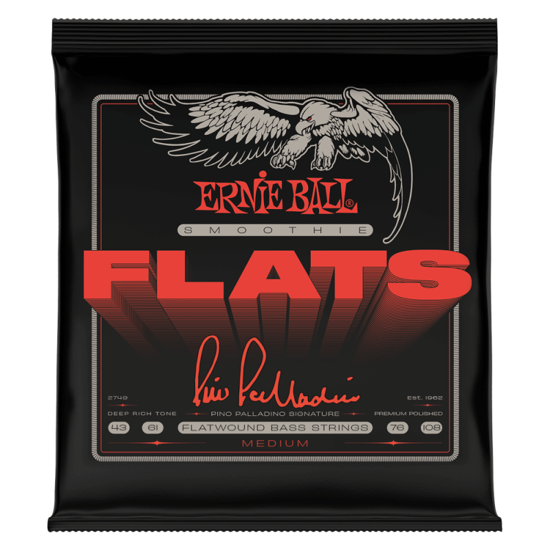 Ernie Ball EB2749 Smoothie Flats 43-108 Pino Palladino Signature