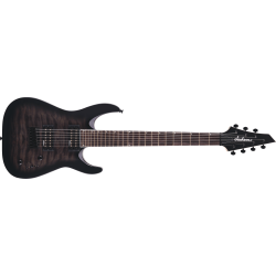 Jackson JS22-7 Dinky Transparent Black Burst