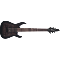 Jackson JS22-7 Dinky Transparent Black Burst