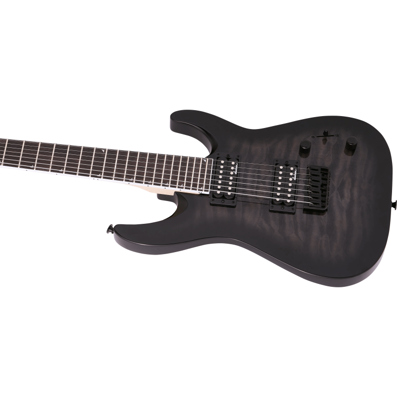 Jackson JS22-7 Dinky Transparent Black Burst