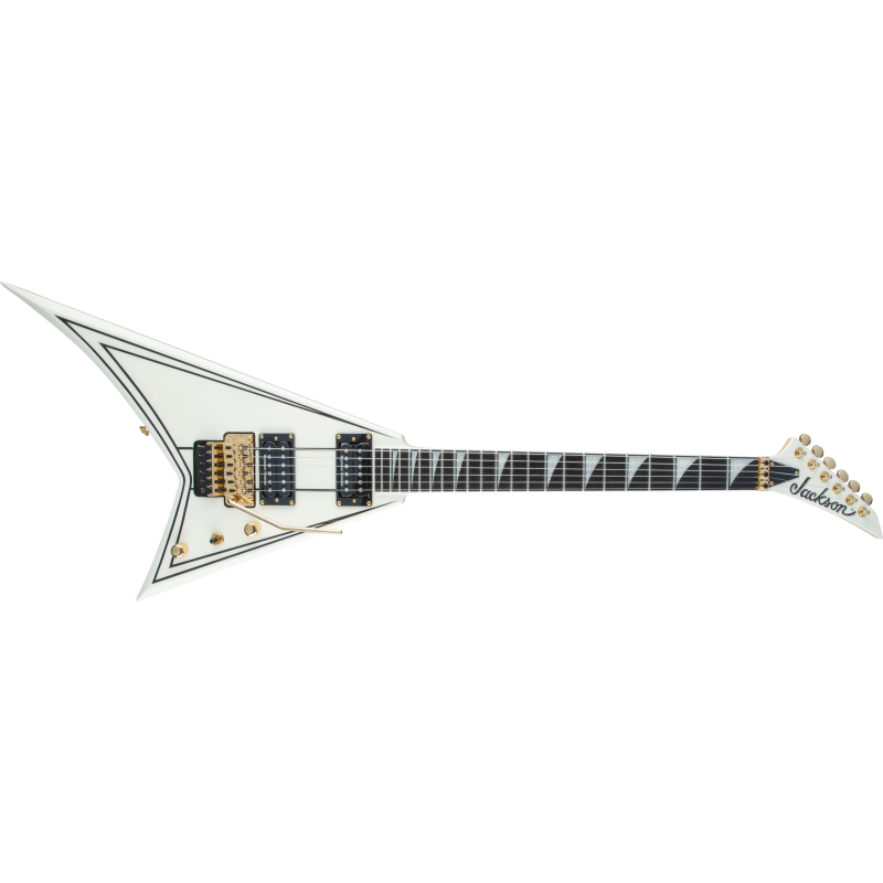 Jackson Pro RR3 Rhoads Ivory with Black Pinstripes