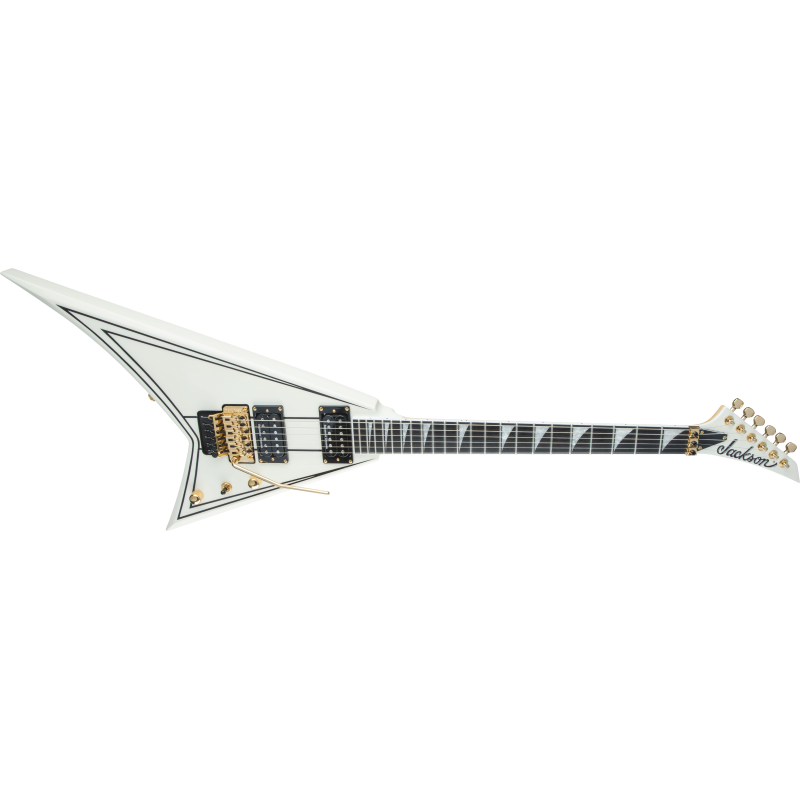 Jackson Pro RR3 Rhoads Ivory with Black Pinstripes