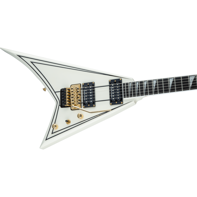 Jackson Pro RR3 Rhoads Ivory with Black Pinstripes