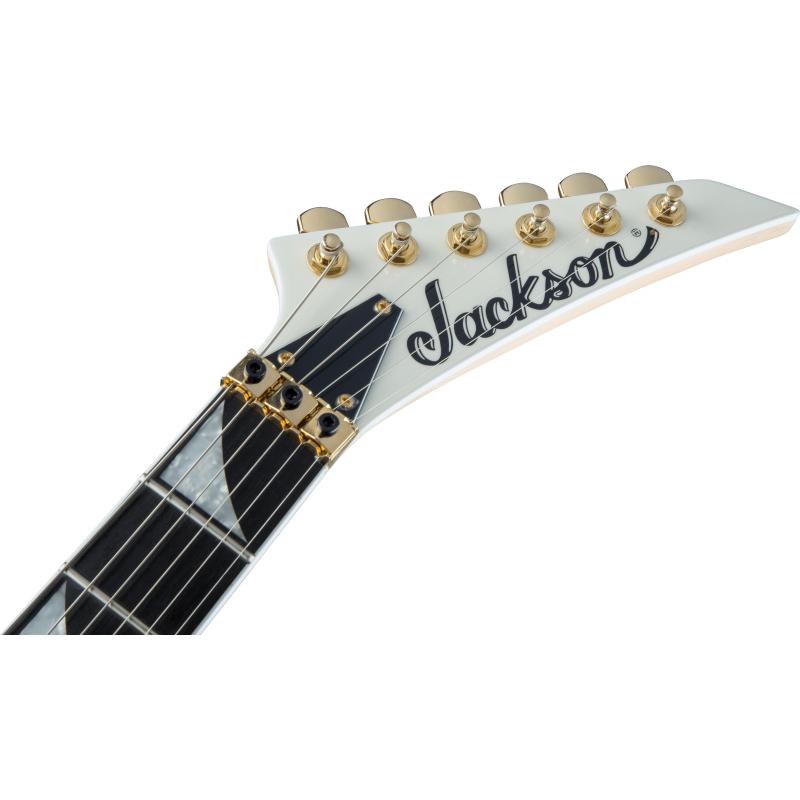 Jackson Pro RR3 Rhoads Ivory with Black Pinstripes