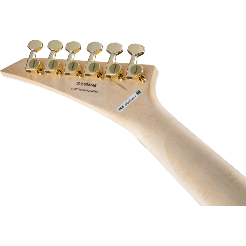 Jackson Pro RR3 Rhoads Ivory with Black Pinstripes