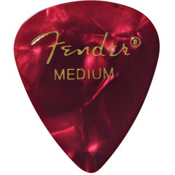 Fender Picks 351 Celluloid Red Moto Medium
