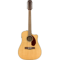 Fender CD140SCE 12-String Natural with Case