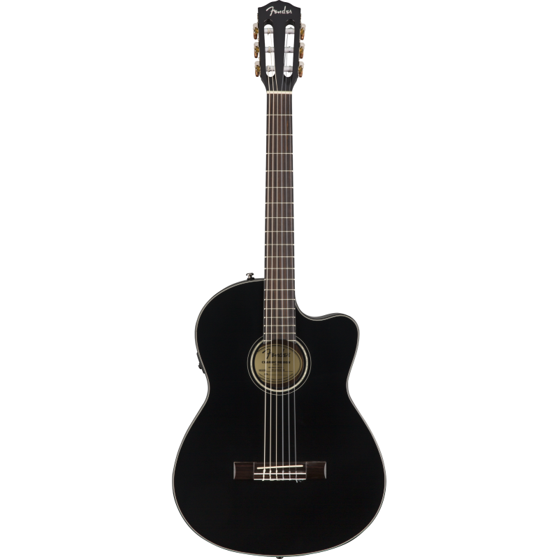 Fender CN-140SCE Black w/case