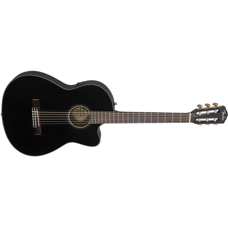 Fender CN-140SCE Black w/case