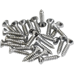 Fender Chrome Pickguard Screws 24