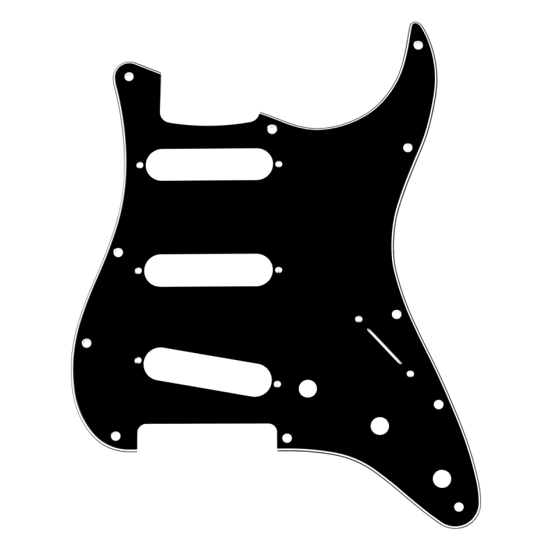 Fender Golpeador Standard Strato SSS Negro