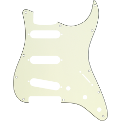 Fender Golpeador Stratocaster SSS 11-H 3 Capas Mint Green