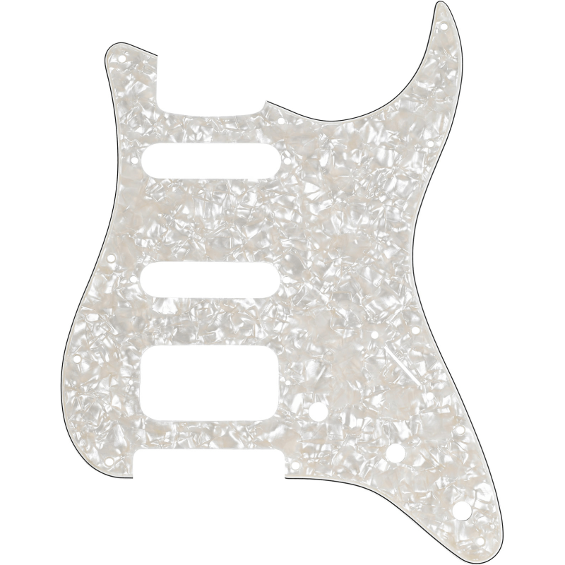 Fender Golpeador Stratocaster HSS 11 Agujeros White Pearl