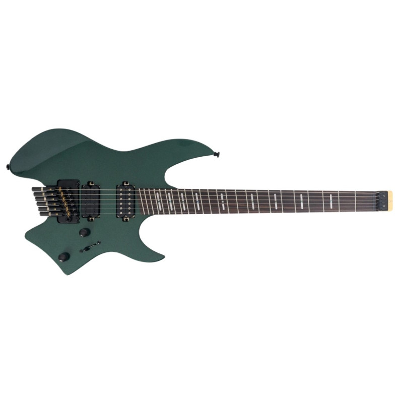 Larry Carlton X6 Headless 6-string Guitar - Metallic Green