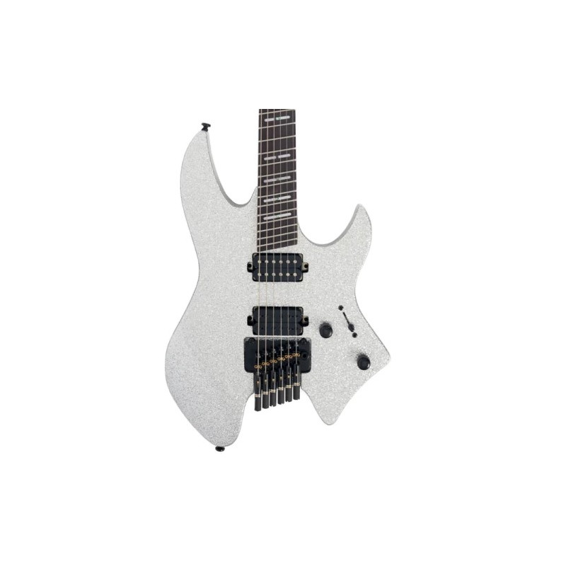 Larry Carlton X6 Headless 6 Silver Sparkle