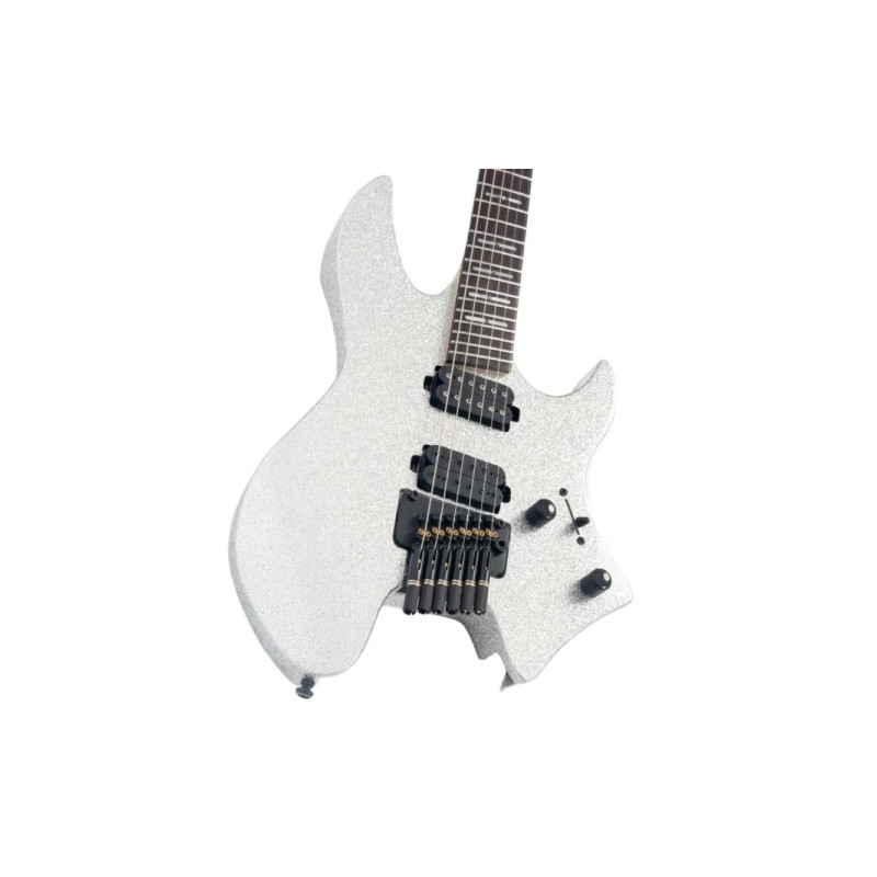 Larry Carlton X6 Headless 6 Silver Sparkle