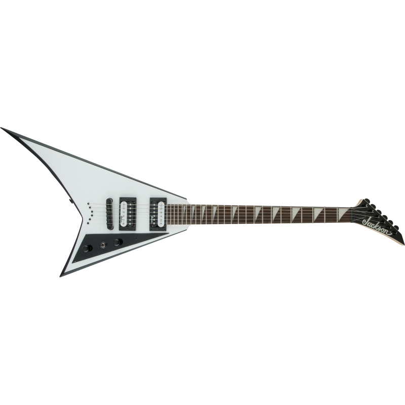Jackson JS32T Rhoads White with Black Bevels
