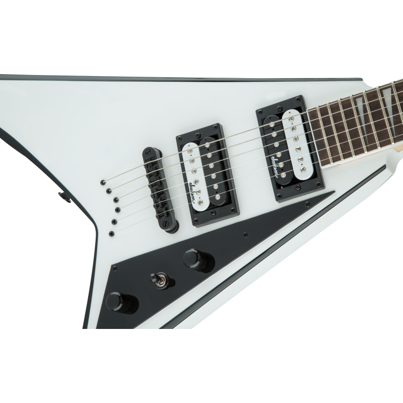 Jackson JS32T Rhoads White with Black Bevels