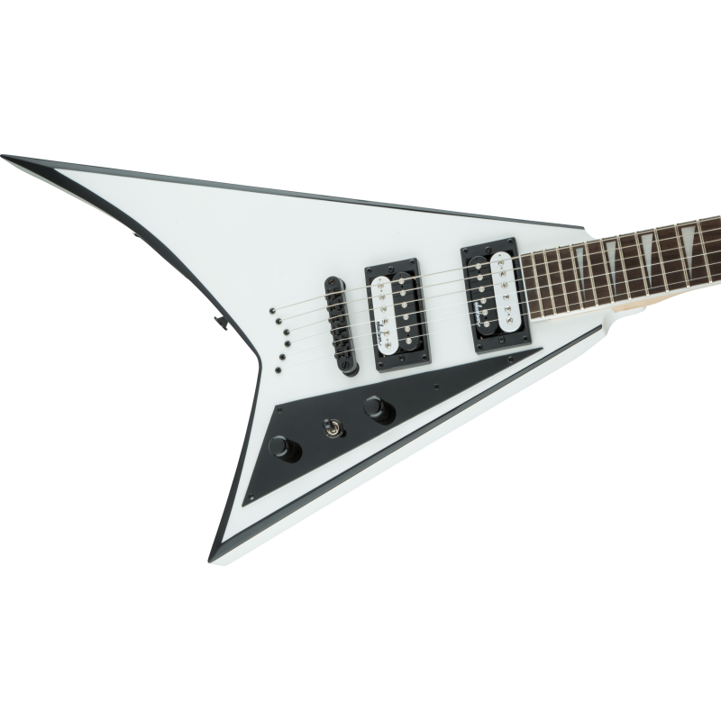Jackson JS32T Rhoads White with Black Bevels