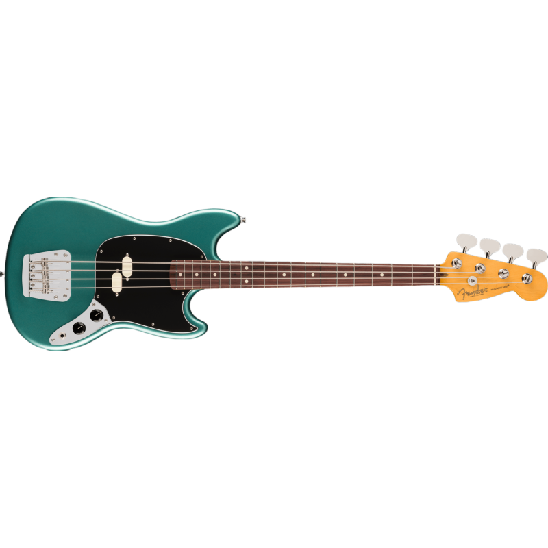 American Professional Classic Mustang Bass RW Faded Sherwood Green Metallic