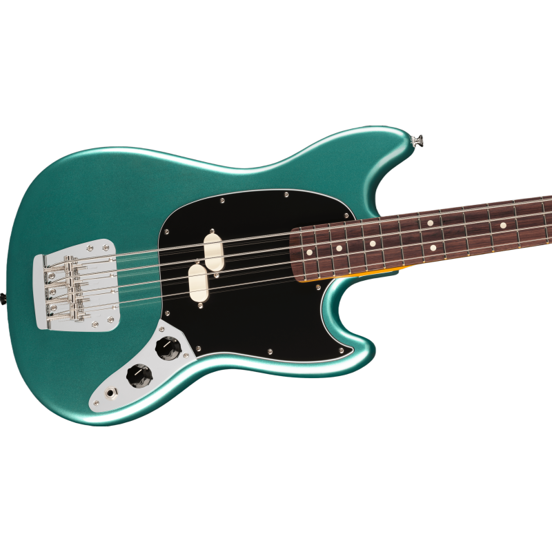 American Professional Classic Mustang Bass RW Faded Sherwood Green Metallic