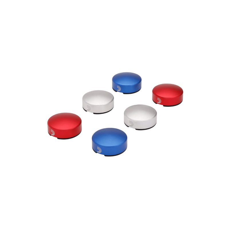 Daddario XPND Footswitch Topper Red/Blue (2 Uds)