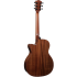 Lag T118ABCE Tramontane Brown Sunburst Edicón Limitada Bisel