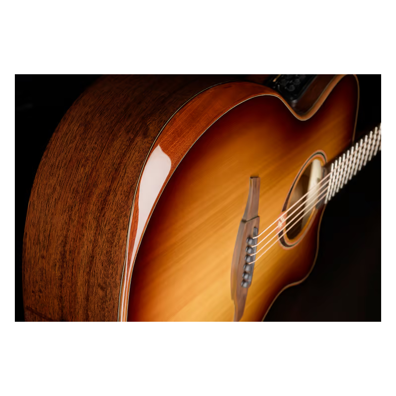 Lag T118ABCE Tramontane Brown Sunburst Edicón Limitada Bisel