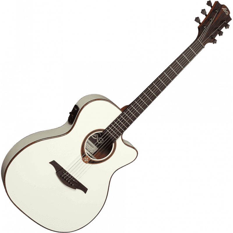 Lag T118ASCE Tramontane Slim Ivory