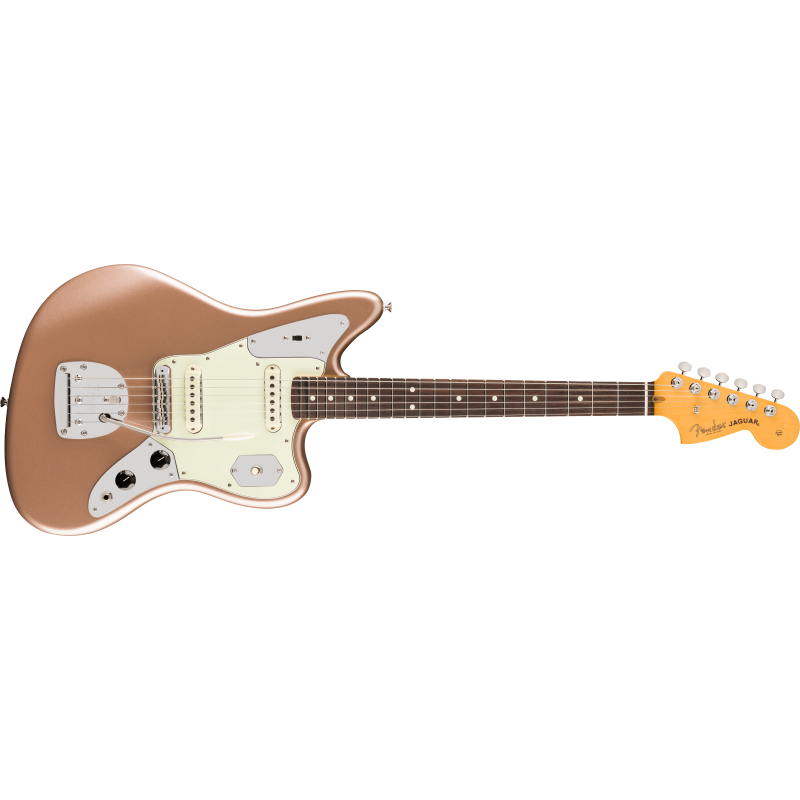 Fender American Professional Classic Jaguar RW Faded Firemist Gold