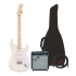 Fender Squier Sonic Stratocaster HT Arctic White Pack