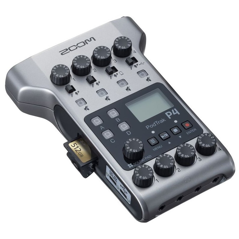 Zoom PodTrak P4 Podcast Recorder