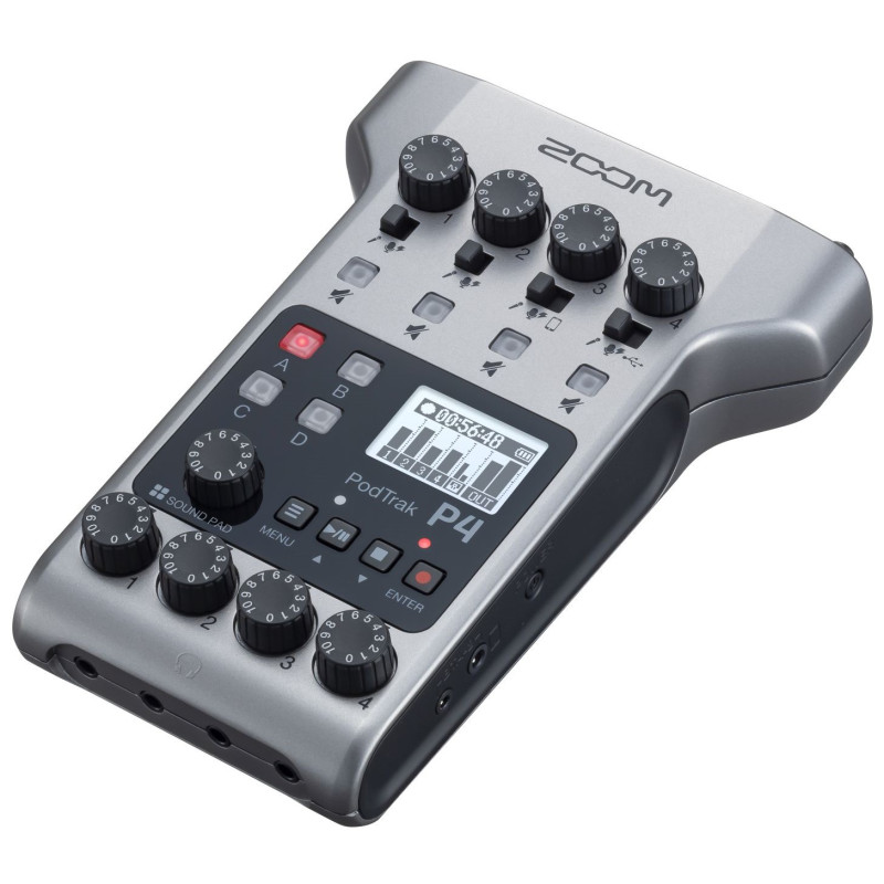 Zoom PodTrak P4 Podcast Recorder