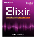 Elixir 11182 Nanoweb 13-53 Acoustic HD Light Bronze