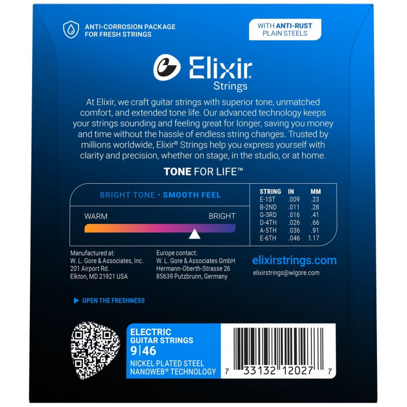 Elixir 12027 Nanoweb 09-46 Electric