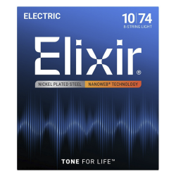 Elixir 12062 Nanoweb 10-74 8 Cuerdas