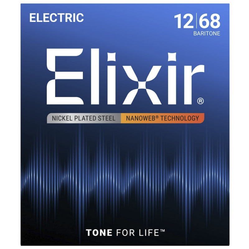 Elixir 12302 Nanoweb 12-68 Electrica Baritona