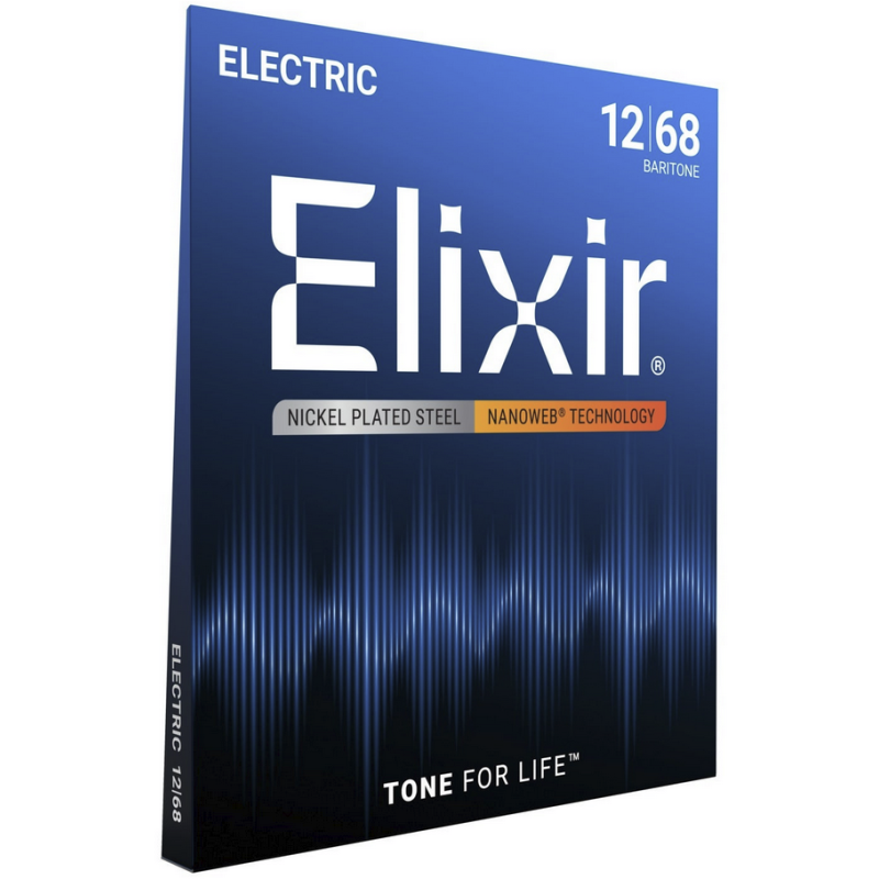Elixir 12302 Nanoweb 12-68 Electrica Baritona